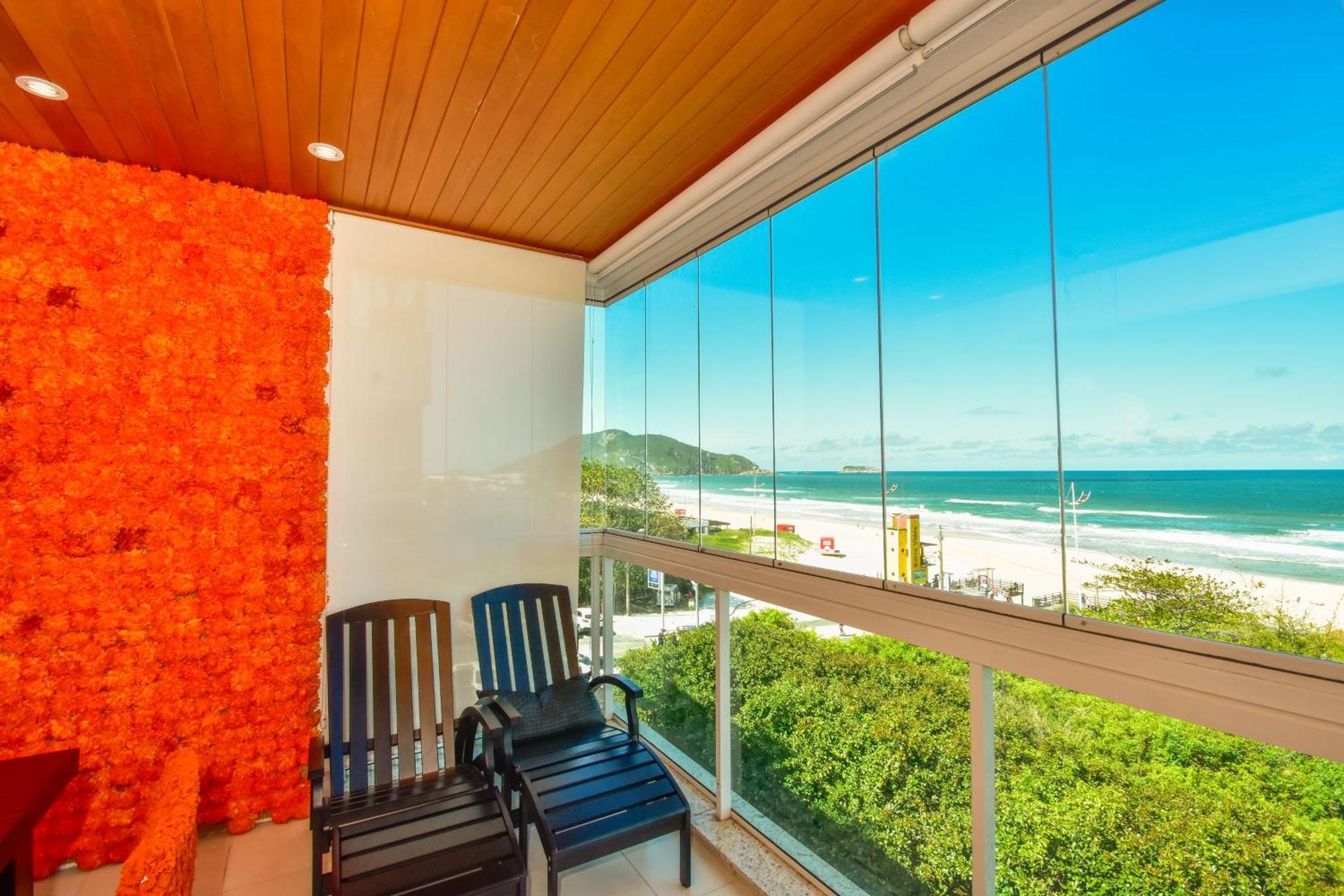 Apartamento Frente Mar Na Praia Do Santinho N880 Florianópolis Esterno foto